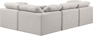 Indulge - Linen 4 Piece Modular Corner Sectional - Simple Home Plus