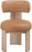 Atelier - Vegan Leather Upholstered Dining Chair (Set of 2) - Painted Natural Frame - Simple Home Plus