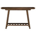 Ornelas - Console Table With Slatted Shelf - Mango Brown - Simple Home Plus