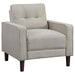 Bowen - Upholstered Track Arm Tufted Accent Chair - Simple Home Plus