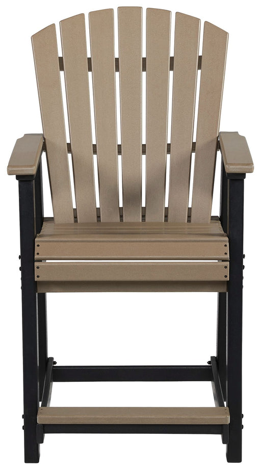 Fairen Trail - Black / Driftwood - Barstool (Set of 2) - Simple Home Plus