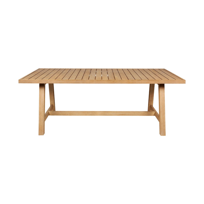 Cypress - Outdoor Patio Dining Table - Blonde Eucalyptus - Simple Home Plus