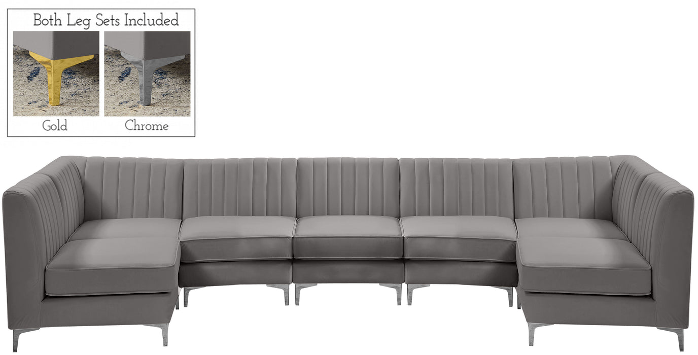 Alina - 7 Piece Modular Sectional - Simple Home Plus