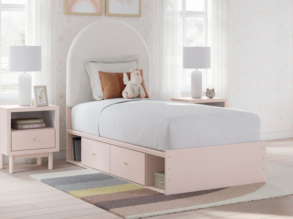 Wistenpine - Upholstered Panel Bed With Storage - Simple Home Plus