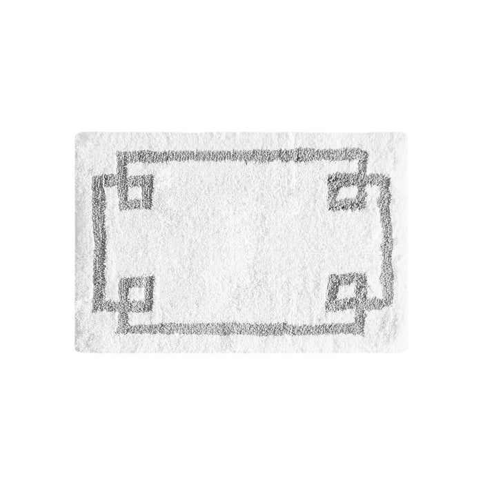 Evan - 24" x 40" Tufted Bath Rug - White - Simple Home Plus