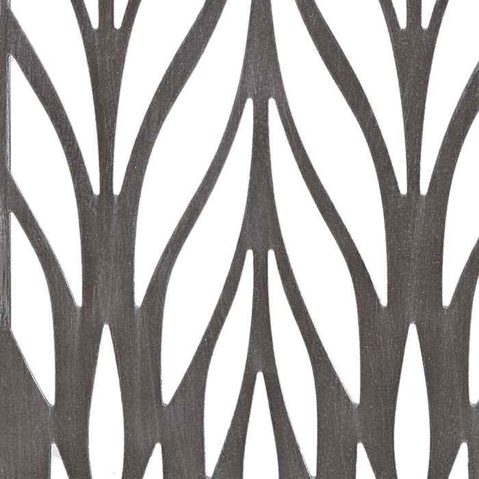 Florian - Carved Wall Panel Decor (Set of 2) - Reclaimed Gray - Simple Home Plus