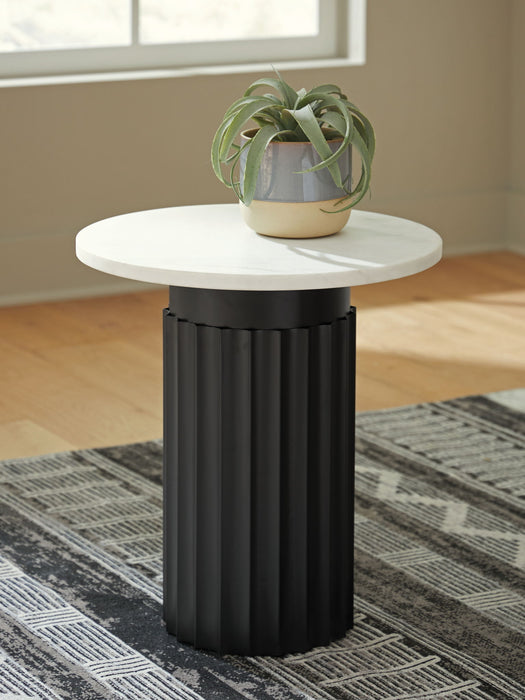 Wainstone - Black / White - Accent Table - Simple Home Plus