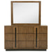 Terrace - 6-Drawer Dresser And Mirror - Ash Brown - Simple Home Plus