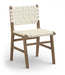 Entwine - Vegan Leather Upholstered Dining Chair - Painted Brown - Simple Home Plus
