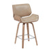 Tyler - Swivel Bar Stool - Light Brown - Simple Home Plus