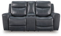 Next Move - Power Reclining Loveseat With Console / Adjustable Headrest - Simple Home Plus