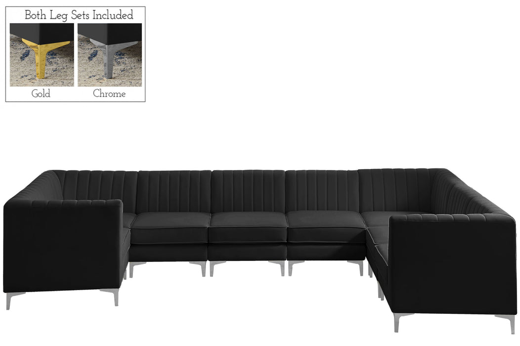 Alina - 8 Piece Modular U-Shaped Sectional - Simple Home Plus