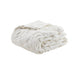 Viola - King 3 Piece Tufted Damask Duvet Cover Set - Off White - Simple Home Plus
