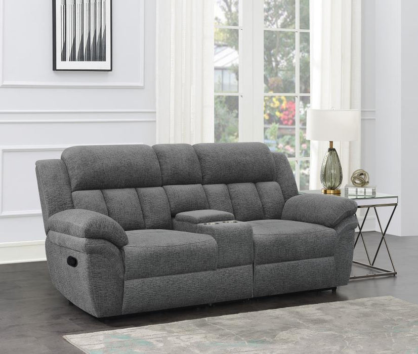 Bahrain - Upholstered Motion Loveseat - Simple Home Plus