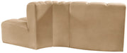 Arc - Velvet 3 Piece Modular Sofa - Simple Home Plus