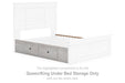 Makidern - Queen/King Under Bed Storage - Whitewash - Simple Home Plus