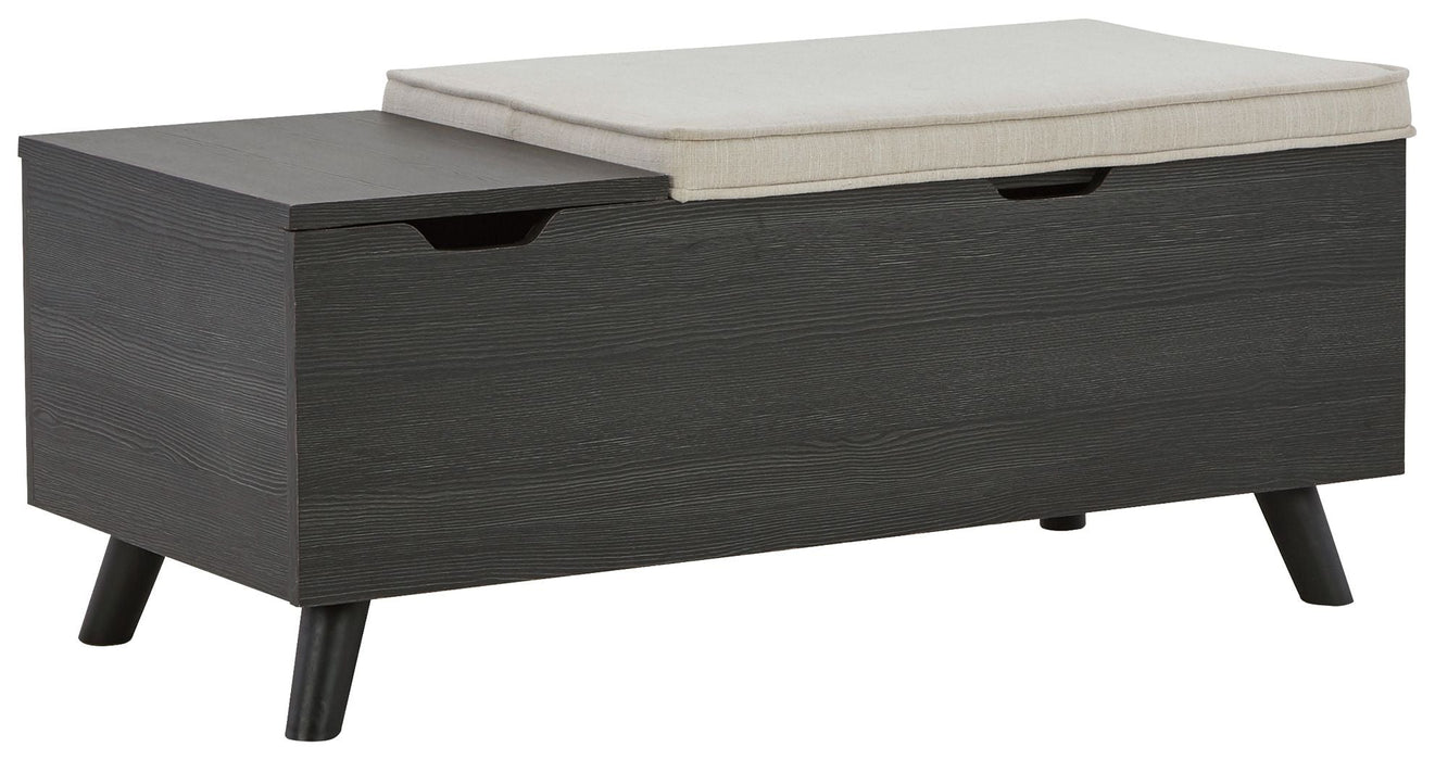 Yarlow - Dark Gray - Storage Bench - Simple Home Plus