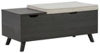 Yarlow - Dark Gray - Storage Bench - Simple Home Plus