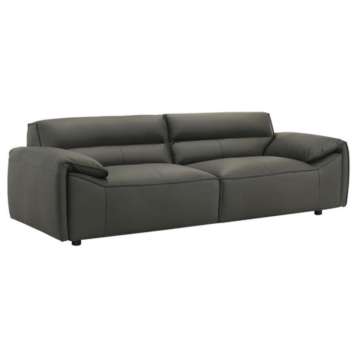 Buxton - Top Grain Leather Upholstered Sofa - Simple Home Plus