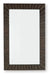 Advin - Dark Brown - Accent Mirror - Simple Home Plus