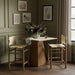Santos - Upholstered Counter Stool With Stained Brown Base - Simple Home Plus