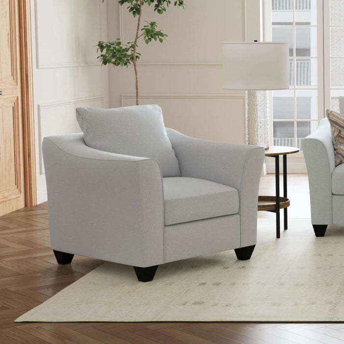 Salizar - Upholstered Flared Arm Accent Chair - Simple Home Plus