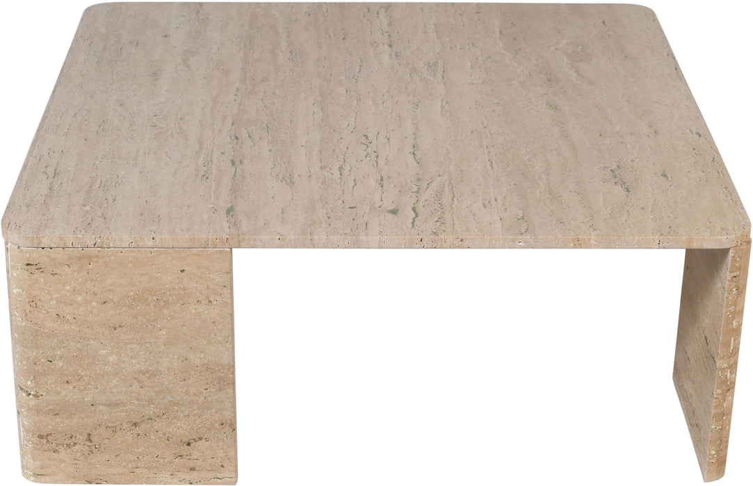 Livorno - Coffee Table - Travertine - Simple Home Plus
