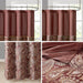 Aubrey - Shower Curtain - Burgundy - Simple Home Plus