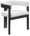 Romeo - Boucle Dining Chair With Black Base (Set of 2) - Simple Home Plus