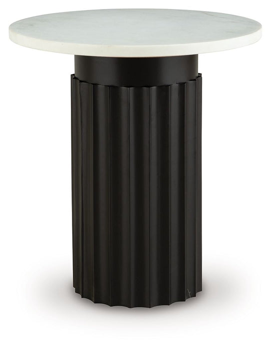 Wainstone - Black / White - Accent Table - Simple Home Plus