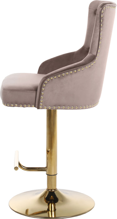 Claude - Adjustable Stool Gold Swivel with Gold Base - Simple Home Plus