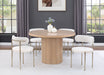 Belinda - Wood Oak Veneer Dining Table - Simple Home Plus