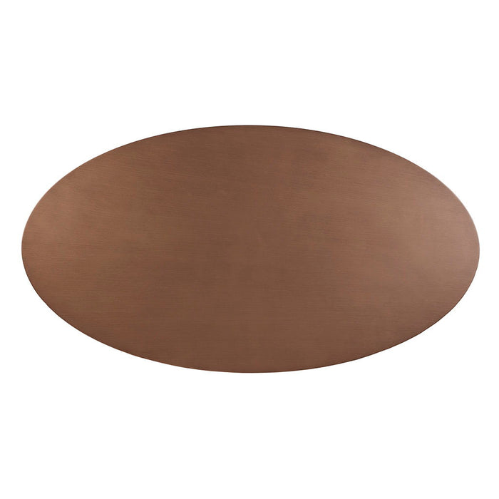 Mercer - Oval Dining Table - Bronze