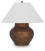 Whitham - Metal Table Lamp - Antique Copper Finish - Simple Home Plus