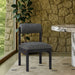 Roundhill - Fabric Dining Chair (Set of 2) - Black Frame - Simple Home Plus