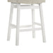 Lenon - Modern Farmhouse Wood Counter Height Kitchen Bar Stool - Simple Home Plus