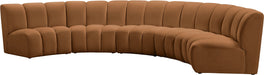 Infinity - 5 Piece Modular Sectional - Saddle - Simple Home Plus
