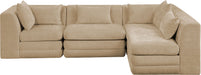 Stellar - 4 Piece Upholstered Modular Sectional - Simple Home Plus