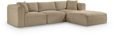 Shaggy - Fabric 4 Piece Modular Sectional - Simple Home Plus