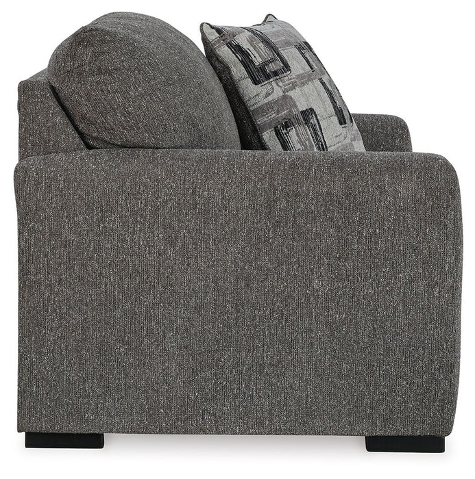 Gardiner - 2 Pc. - Chair And A Half, Ottoman - Pewter - Simple Home Plus