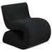 Ronea - Boucle Upholstered Armless Curved Chair - Simple Home Plus