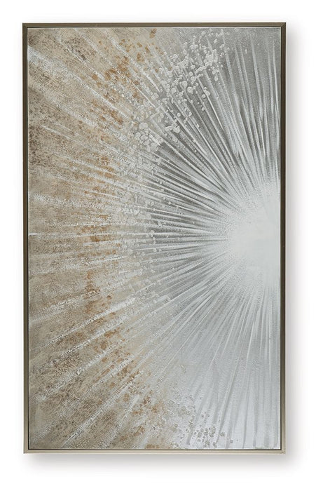 Waldard - Gray / Taupe / White - Wall Art - Simple Home Plus