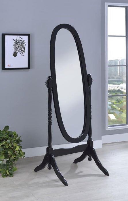 Foyet - Wood Adjustable Length Cheval Mirror - Simple Home Plus