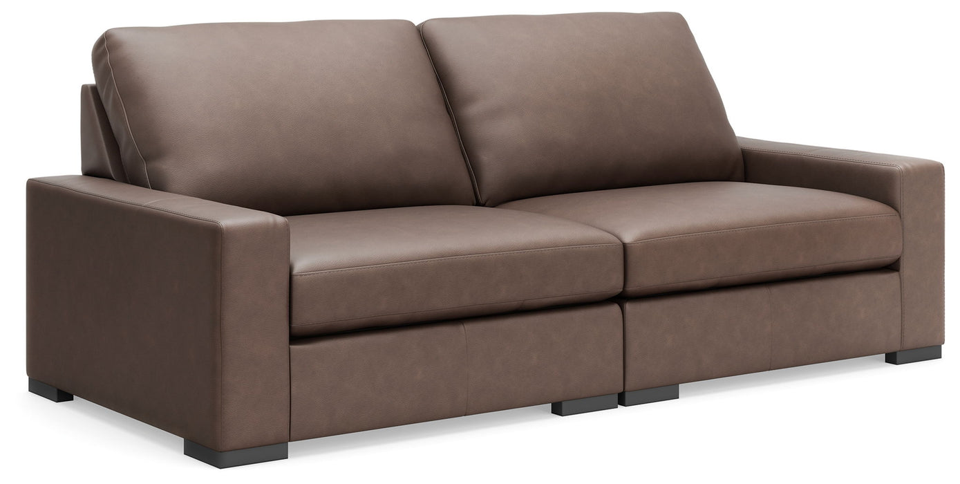 Calden - 2-Piece Sectional Sofa - Chocolate - Simple Home Plus