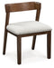 Kristiland - Dining Upholstered Side Chair 31"H (Set of 2) - Warm Brown - Simple Home Plus