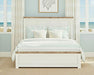 Savonport - King Panel Headboard - White / Brown - Simple Home Plus