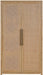 Vana - Solid Wood, Oak Veneer And Stainless Steel Storage Cabinet - Simple Home Plus