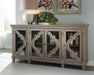 Fossil Ridge - Gray - Accent Cabinet - Simple Home Plus