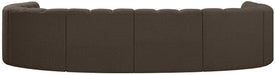 Arc - Boucle Fabric 8 Piece Modular Sofa - Simple Home Plus