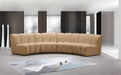 Infinity - 4 Piece Modular Sectional - Camel - Simple Home Plus